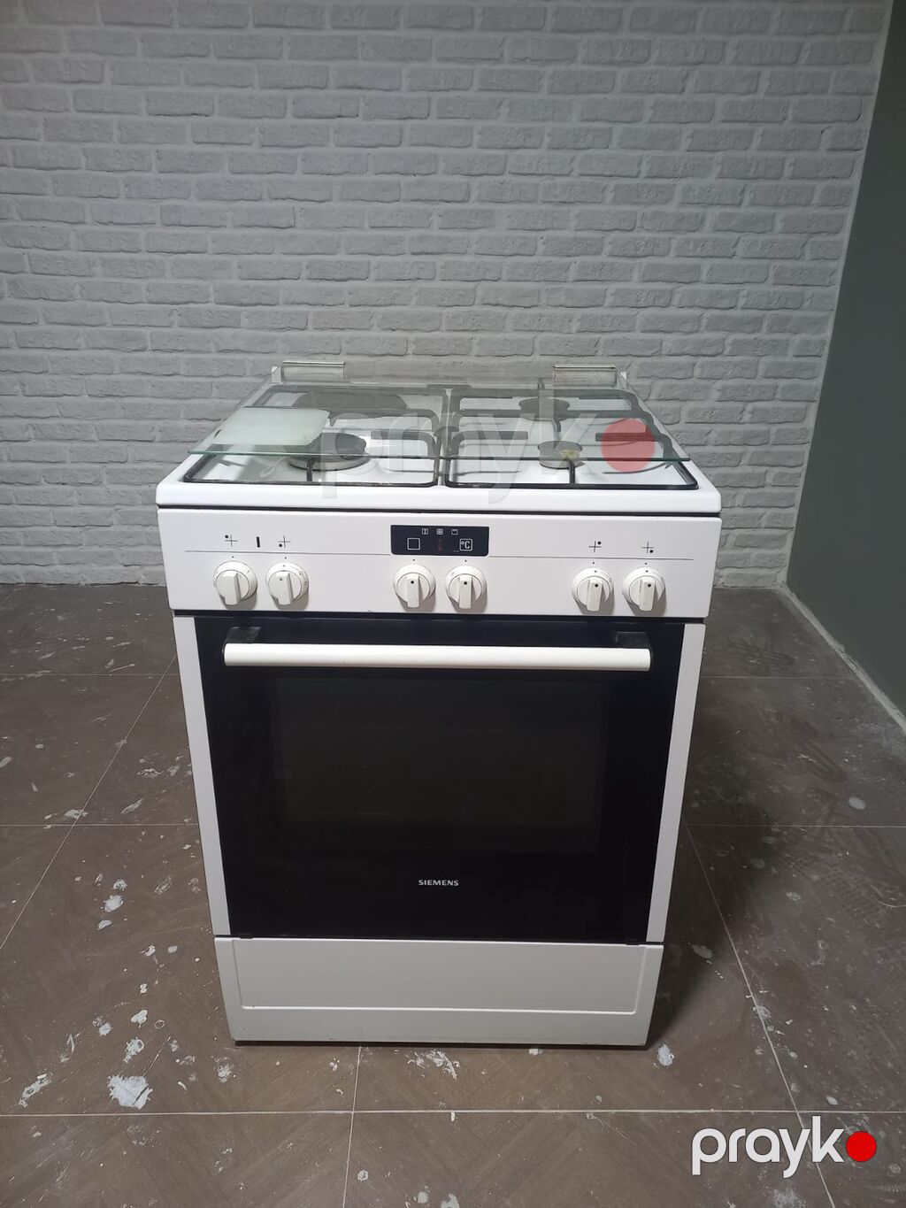 Qarışıq sobası Ayrıca dayanan, 4 gözlü, İşlənmiş — Plitələr, Xırdalan (5)