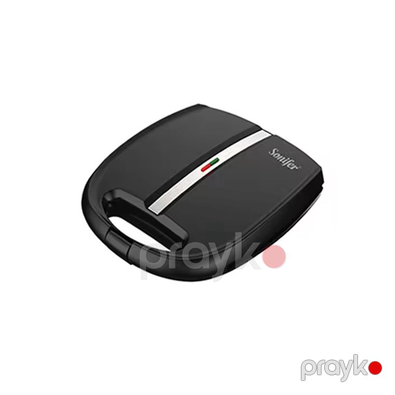 Sonifer SF-6169 Elektrikli Donut Bişirmə Tosteri İki Hissəli 7 Qablı LED Yapışmaz Qablı Vafli Tosteri Paslanmaz Polad Toster 1400W — Toster və vaflyasıcı, Bakı (3)