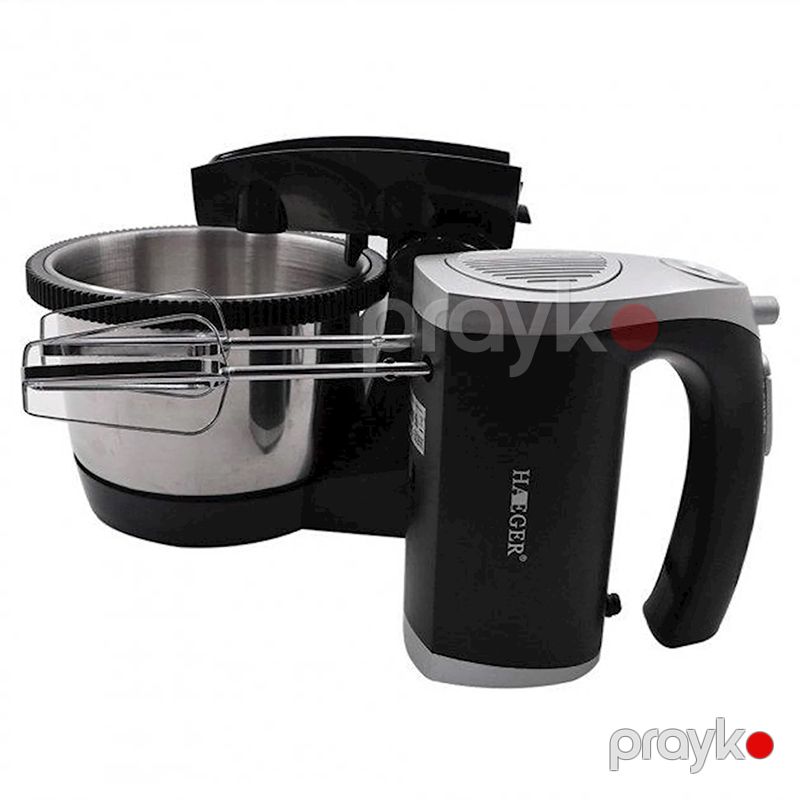 Haeger HG-6661 Çoxfunksiyalı 2-si 1 Arada Standlı Mikser Əl Mikseri Yumurta Çırpıcı Xəmir Yoğuran Mikser — Blenderlər, xırdalayanlar və mikserlər, Bakı (5)