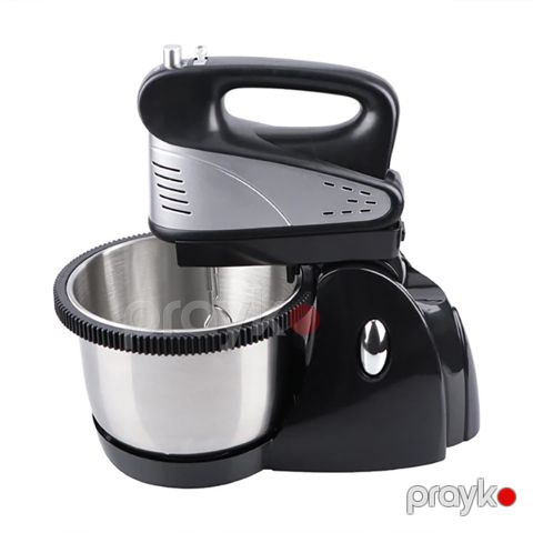 Haeger HG-6661 Çoxfunksiyalı 2-si 1 Arada Standlı Mikser Əl Mikseri Yumurta Çırpıcı Xəmir Yoğuran Mikser — Bakı