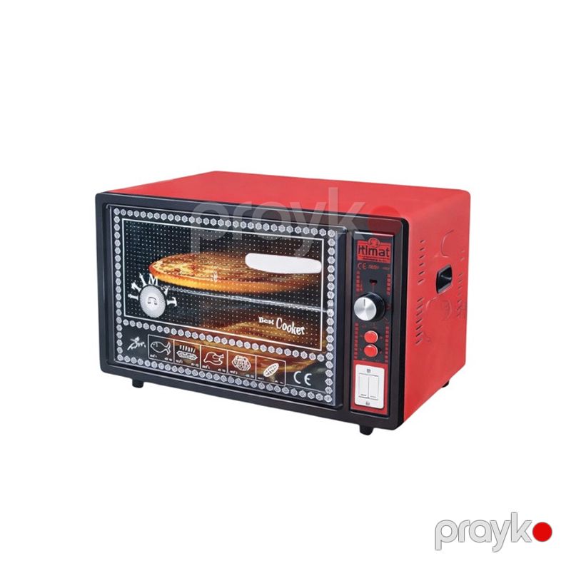 Elektrikli Soba İtimat I-09 qırmızı Best Cooker Yüksək keyfiyyətli Dxovka — Ev texnikası, Bakı (5)