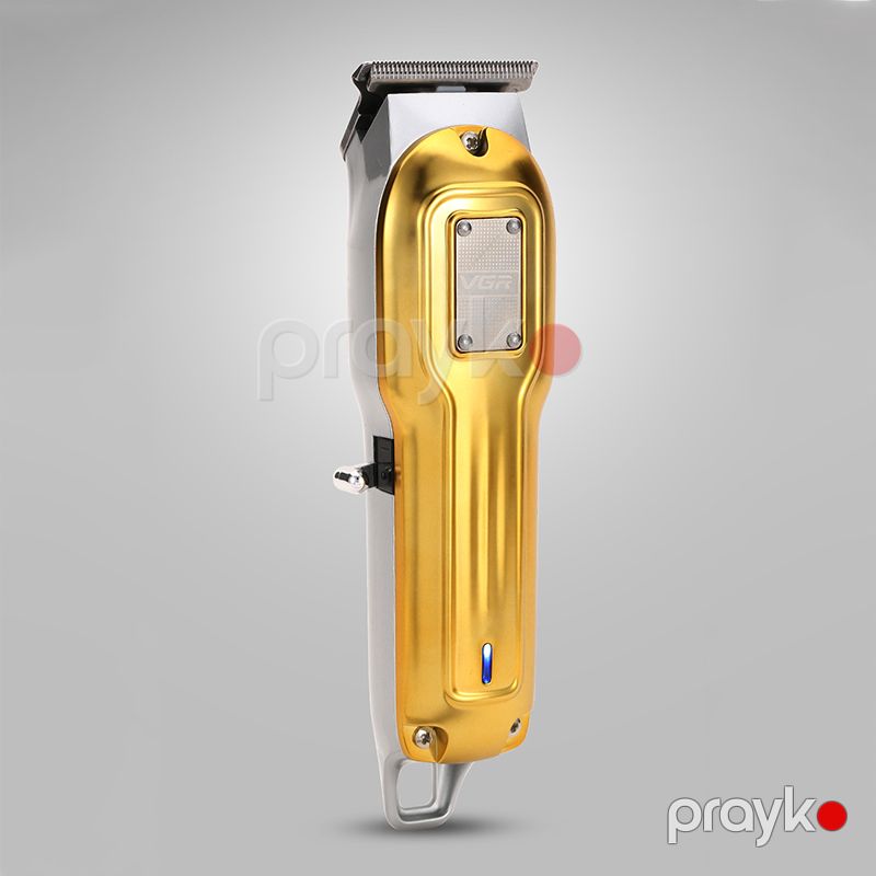 Yeni Tənzimlənən VGR Professional Elektrikli Saç Kəsmə Makinası Kişilər Üçün LED İşıqlı Peşəkar Gold Trimmer — Usturalar, trimmerler və epilyatorlar, Bakı (3)