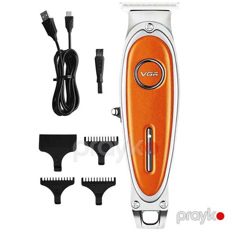 VGR V-262 Elektrikli Saç Kəsmə Aləti Paslanmayan Polad Bıçaqlı Trimmer — Usturalar, trimmerler və epilyatorlar, Bakı (7)