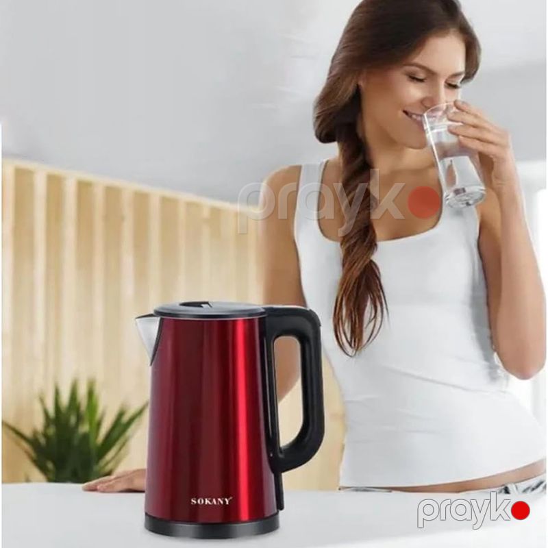 Sokany SK-SH-1088 Elektrikli Çaydan Paslanmaz Polad Çaydan 2.5L — Elektrik çaydanları və termoslar, Bakı (2)