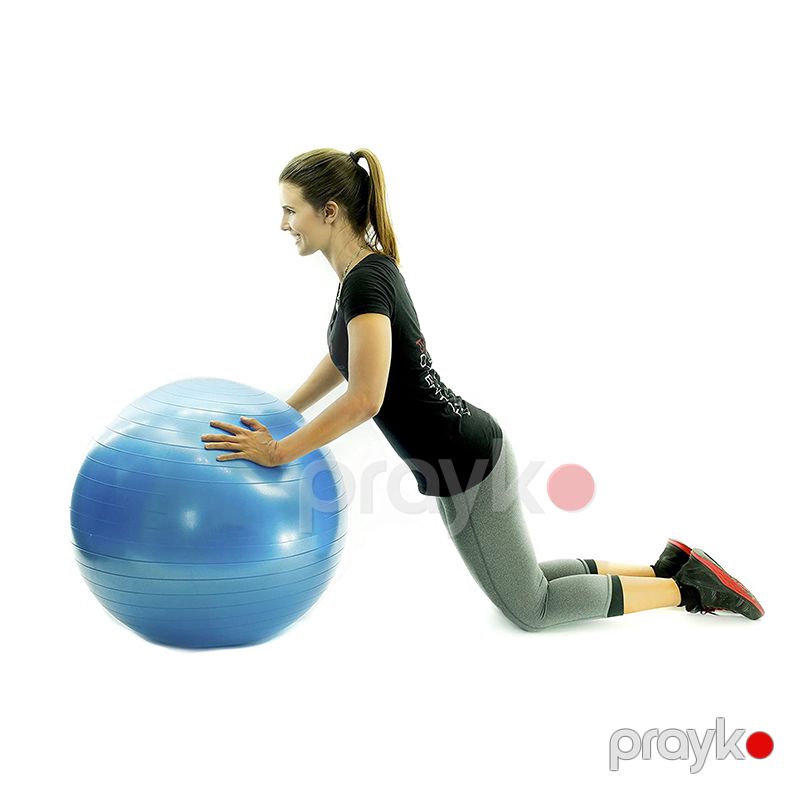 Sweat 65sm Yoga Pilates Topu Qadınlar və Kişilər üçün Keyfiyyətli Fitness Topu Əl Nasosu daxil — Fitness və yoqa, Bakı (5)