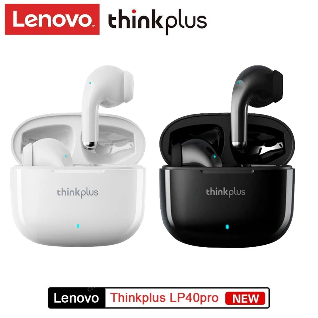 Lenovo Thinkplus LivePods LP40 pro TWS Stereo Simsiz Qulaqlıqlar, Qara/Ağ — Simsiz qulaqlıqlar, Bakı (4)