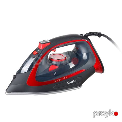 Sonifer SF-9065 Elektrikli 2200W Yapışmayan Altlıq Ağır Buxarlı Ütü Güclü Buxar Özəlliyi İlə Peşəkar Masaüstü Buxar Ütüsü 2200 Vt — Bakı