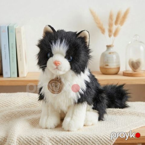 Yumşaq oyuncaq, Peluş, Ağ/Qara, 2+ yaş — Bakı