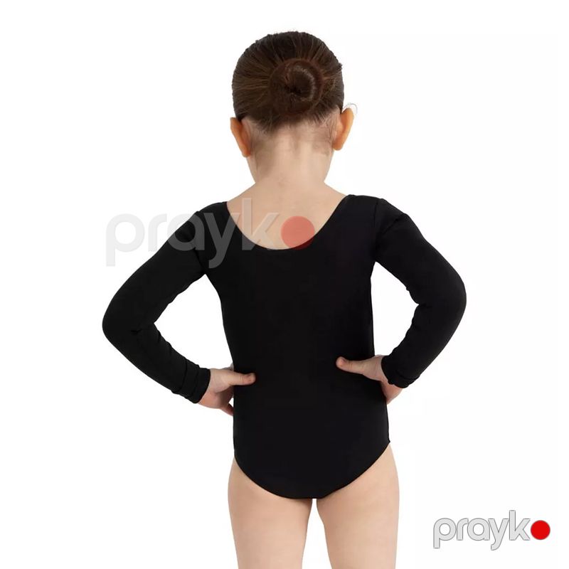 Gimnastikası Üçün Rəqs Geyimi Qara Uzunqol Body Qızlar Üçün Rahat Rəqs Balet Sinif Geyimi Gimnastik mayo — Geyim, ayakkabı, aksesuarlar, Bakı (3)
