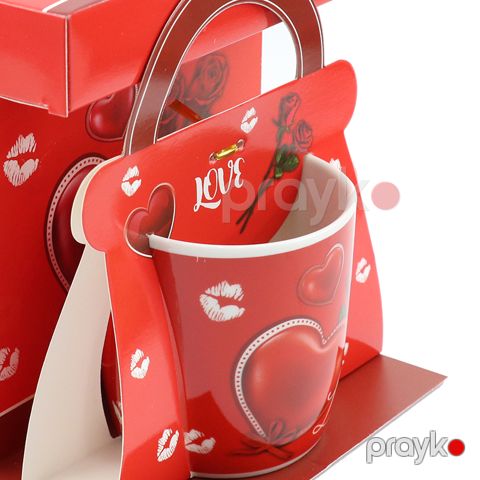 Hədiyyəlik Keramika Coffee Fincanı Xüsusi Hədiyyəlik Paketdə — Bakı