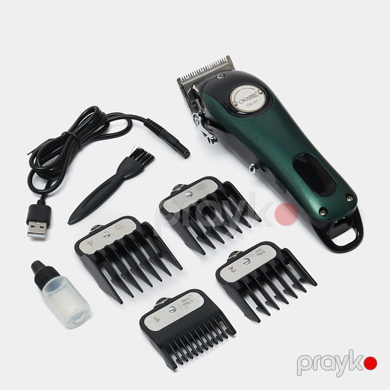 Cronier CR-117 Yüksək Keyfiyyətli Professional Saç Saqqal Təraş Maşını Trimmer — Usturalar, trimmerler və epilyatorlar, Bakı (2)