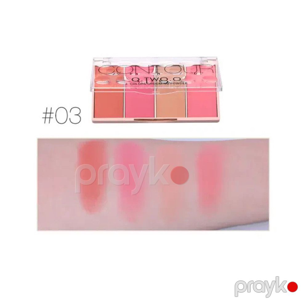 Konturinq paleti O.two.o 4 Colours Grooming Powder 03 24 q — Mallar, Bakı (2)