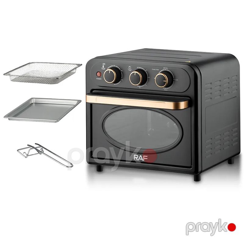 RAF Çoxfunksiyalı Elektrikli Qızardıcı Airfryer 850W Gücündə Böyük Tutumlu 18 — Soba və qrillər, Bakı (2)