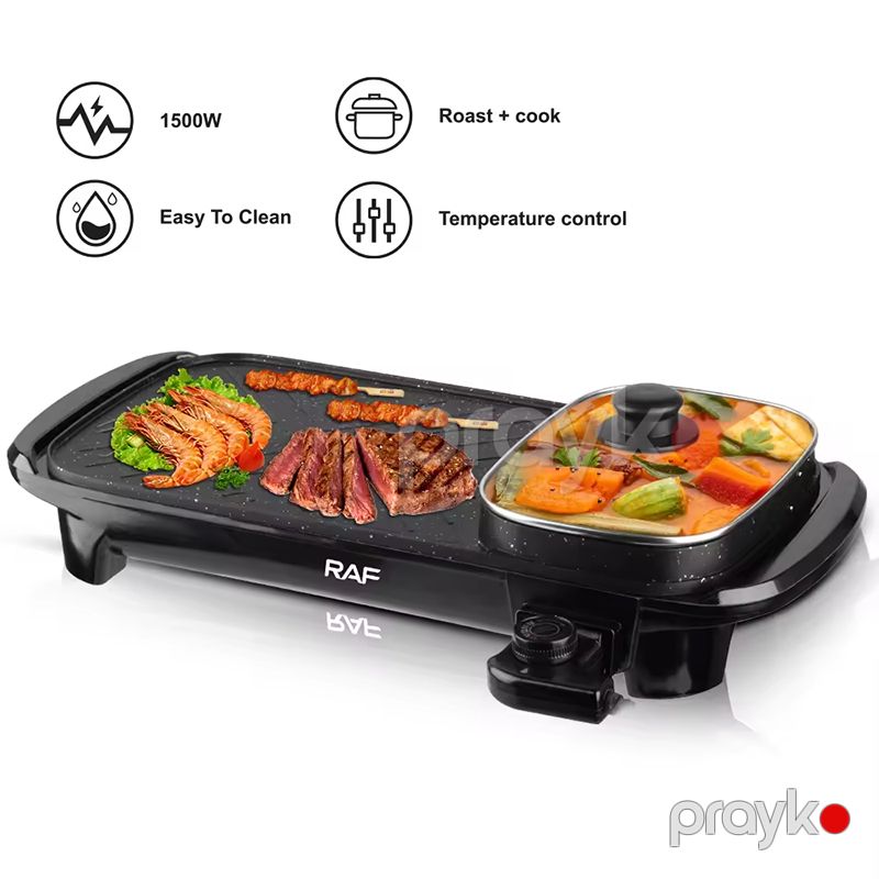 RAF R.5303 Elektrikli Yemək Bişirmə Seti Yüksək Güclü Soba 1500W — Ev texnikası, Bakı (6)