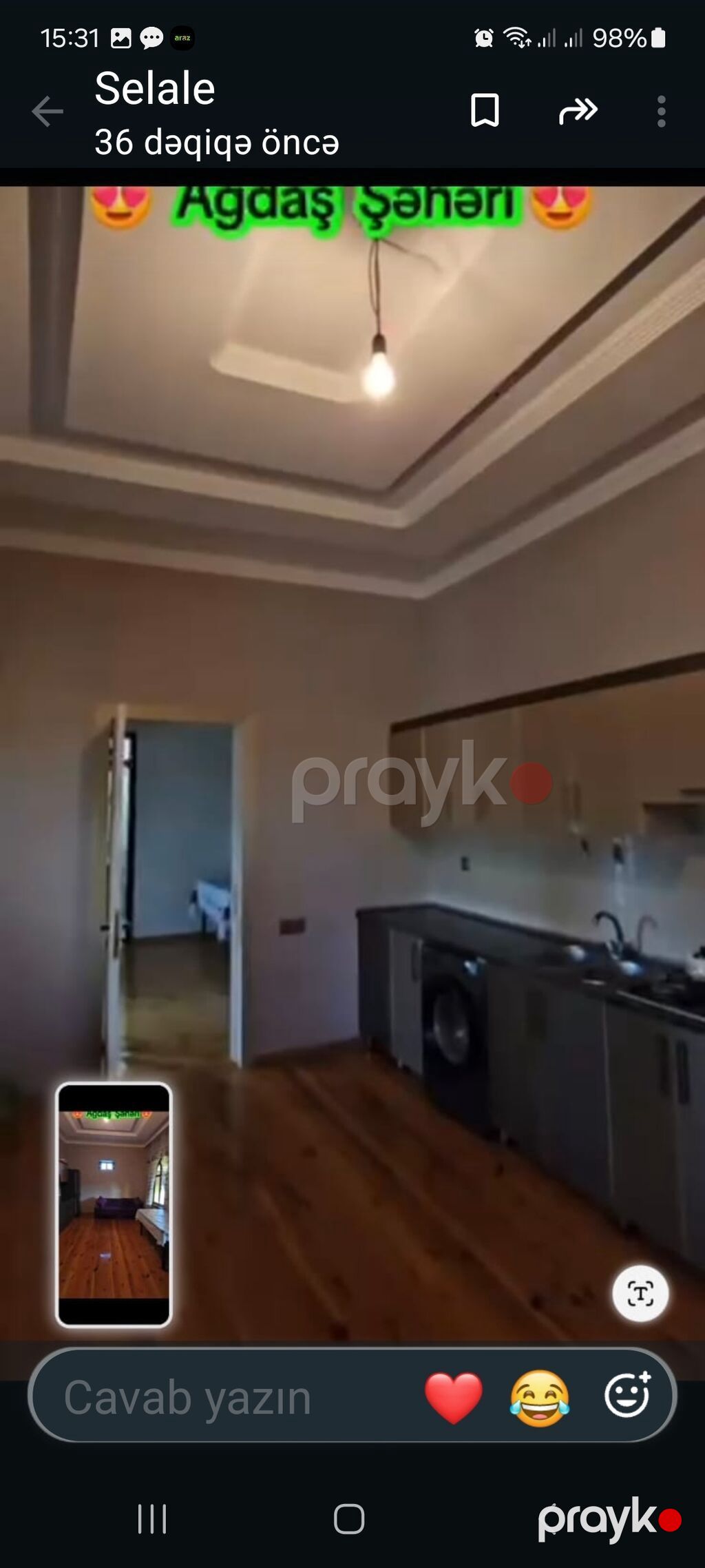 Satılır: 3 otaqlı mənzil/interyer Təsvir: - Geniş, işıqlı otaqlar — Mənzil, Bakı (8)