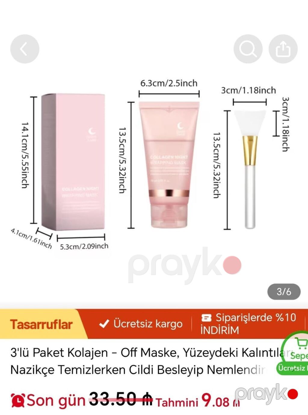 Məhsul paketi – dəst şəkillərdəki 4 məhsuldan ibarətdir: 1) — Kosmetik və parfüm dəstləri, Qobu (4)