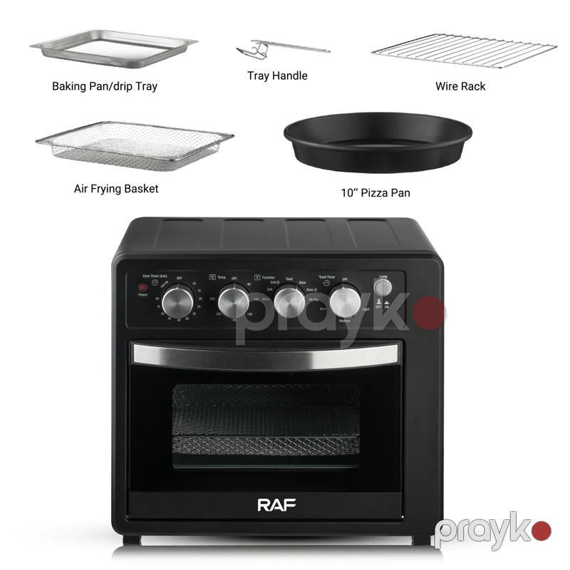 RAF R.5331 - Elektrik soba, 7 Bişirmə Funksiyası, Şüşə Qapı və Taymerli Airfryer — Soba və qrillər, Bakı (4)