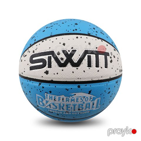 Mavi Rengli Sıwıt Basketbol Topu Sıwıt Unisex Ölçü №7 Rezin Basketbol Topu — Bakı