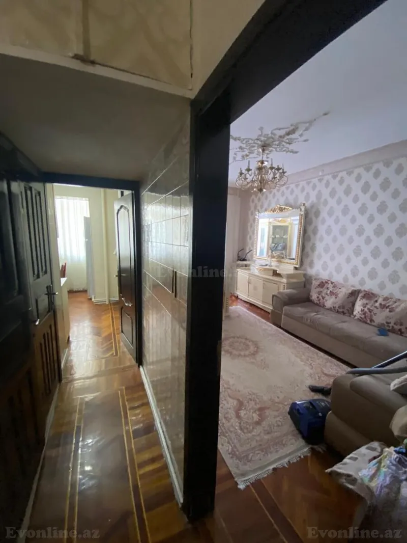 Satılır 2 otaqlı Mənzil Köhnə tikili 65 m² Bakı, Binəqədi r., Nəsimi m., 9-cu mikrorayon — Mənzil, Bakı (6)