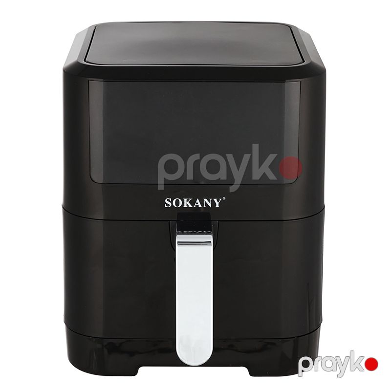 Sokany Rəqəmsal Toxunma Ekranlı Ağıllı Air Frey 8l Hava Firitözü Əvvəlcədən Tərtib edilmiş Reseptli SK-8043 Sensorlu Fritöz — Digər mətbəx texnikası, Bakı (2)