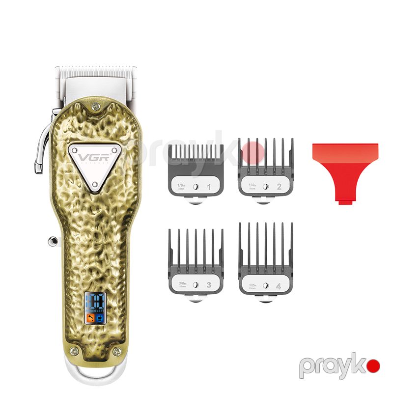 VGR V-143 - Trimmer Metal Saç Kəsmə Maşını Simsiz Saç Kəsicisi Doldurula bilən Elektrikli Saç Kəsicisi — Usturalar, trimmerler və epilyatorlar, Bakı (2)