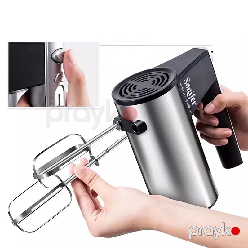 Sonifer SF-7002 Çoxfunksiyalı Standlı Mikser Əl Mətbəx Mikseri 300 W — Blenderlər, xırdalayanlar və mikserlər, Bakı (3)