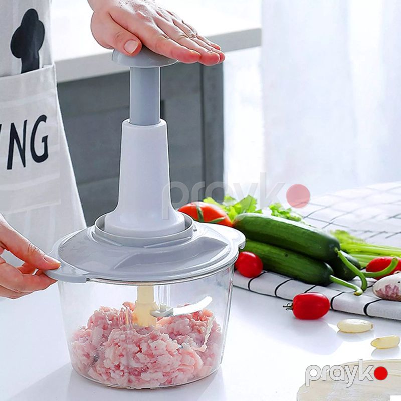 Manual Tərəvəz Doğrayıcı Blender Sarımsaq Əzən Ətçəkən Mətbəx Aləti Çoxfunksiyalı Mətbəx Kombaynı — Ev texnikası, Bakı (2)