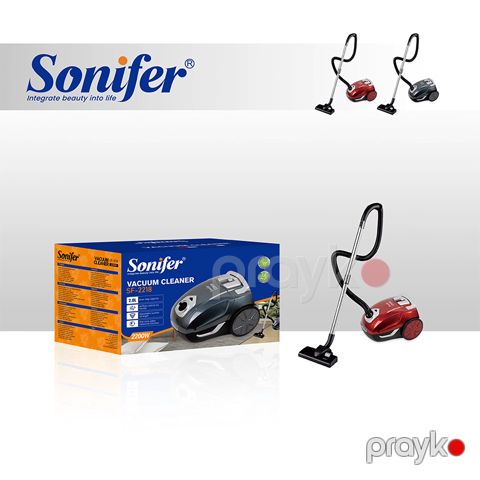 Tozsoran Sonifer SF-2218 2200w güclü sorma avtomatik geri sarma naqilli tutumlu 1.5l toz torbası tozsoranı — Bakı