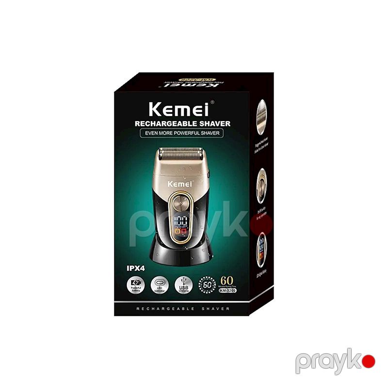 Kemei Elektrikli Suya Davamlı Təraş Maşını Trimmer 5W Gücə Malik Təraş Aparatı — Usturalar, trimmerler və epilyatorlar, Bakı (3)