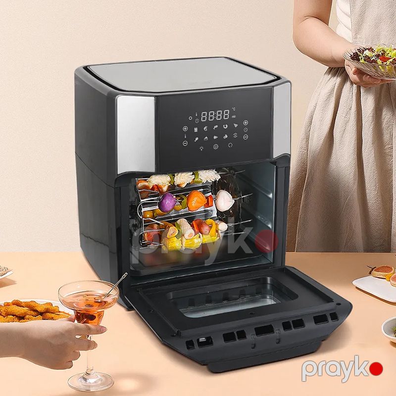 Star Elektrikli Hava Fritöz Soba Yağsız Fritöz 12L Hava Fritözləri ST-9686 — Digər mətbəx texnikası, Bakı (5)