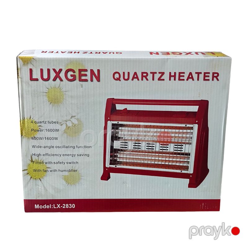 İnfraqırmızı Qızdırıcı Luxgen LX-2830 Qırmızı Kiçik Elektrik Qızdırıcısı Kumtel Luxgen Quartz Heater Döşəmə Qızdırıcı — Isıtıcılar və isı ventilatorları, Bakı (6)
