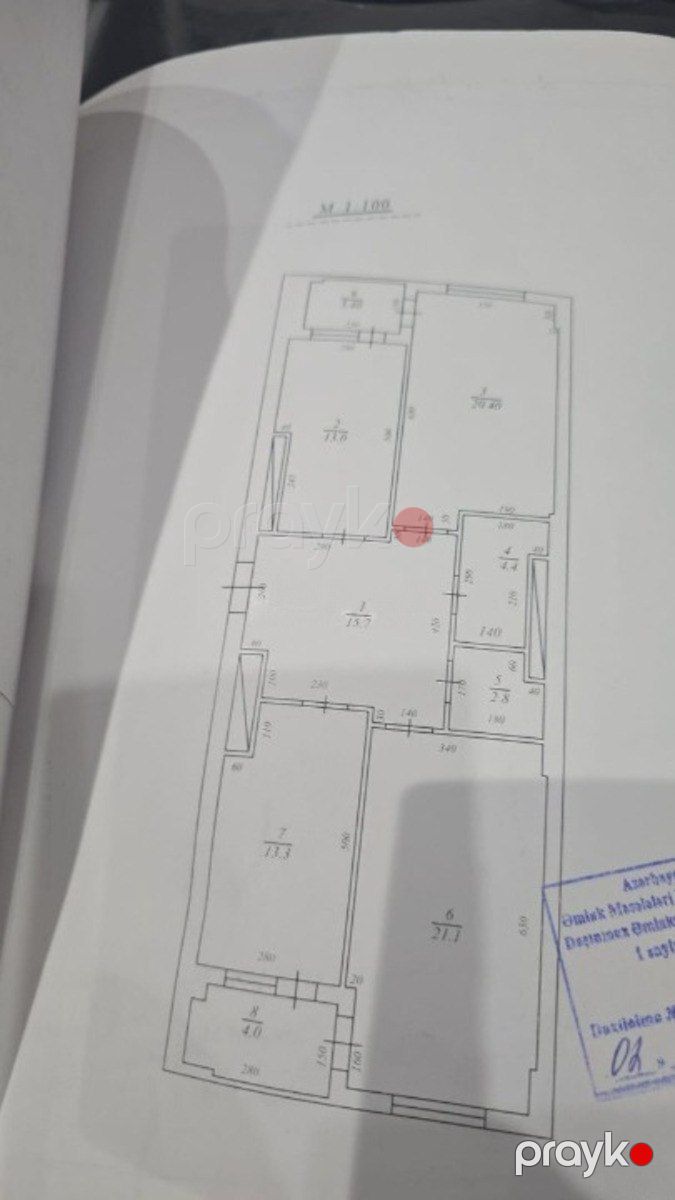 Satılır 3 otaqlı yeni tikili 111 m² — Mənzil, Bakı (2)