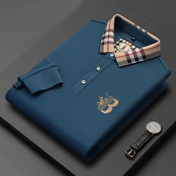 Polo Bestmen pambıq trikotaj uzunqol yaraşıqlı və dəbli kişi köynəyi — Kişi geyimi, Bakı (8)
