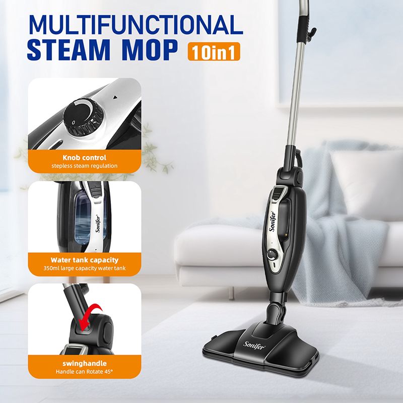 Buxar təmizləyici Sonifer SF-2253 Yeni Stil Elektrikli Xalça Təmizləyən Tozsoran Çoxfunksiyalı Buxarlı Döşəmə Təmizləyicisi — Tozsoran, Bakı (5)