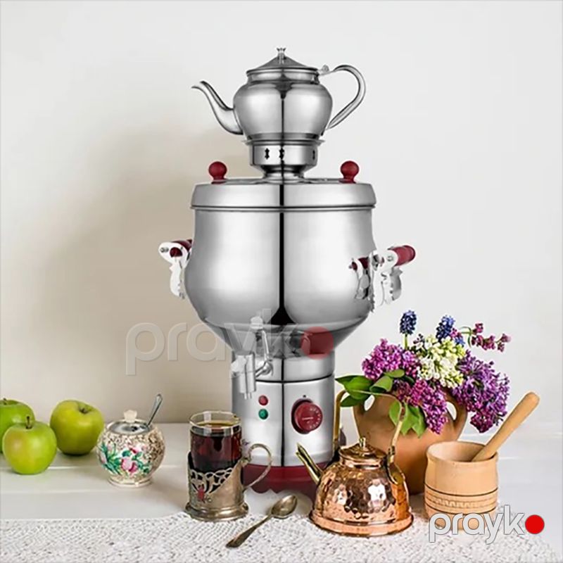 Sonifer SF-2084 Yüksek Keyfiyyətli Paslanmaz Polad Samovar 6l Sonifer Elektrikli Semavar Dəsti — Samovarlar, Bakı (3)