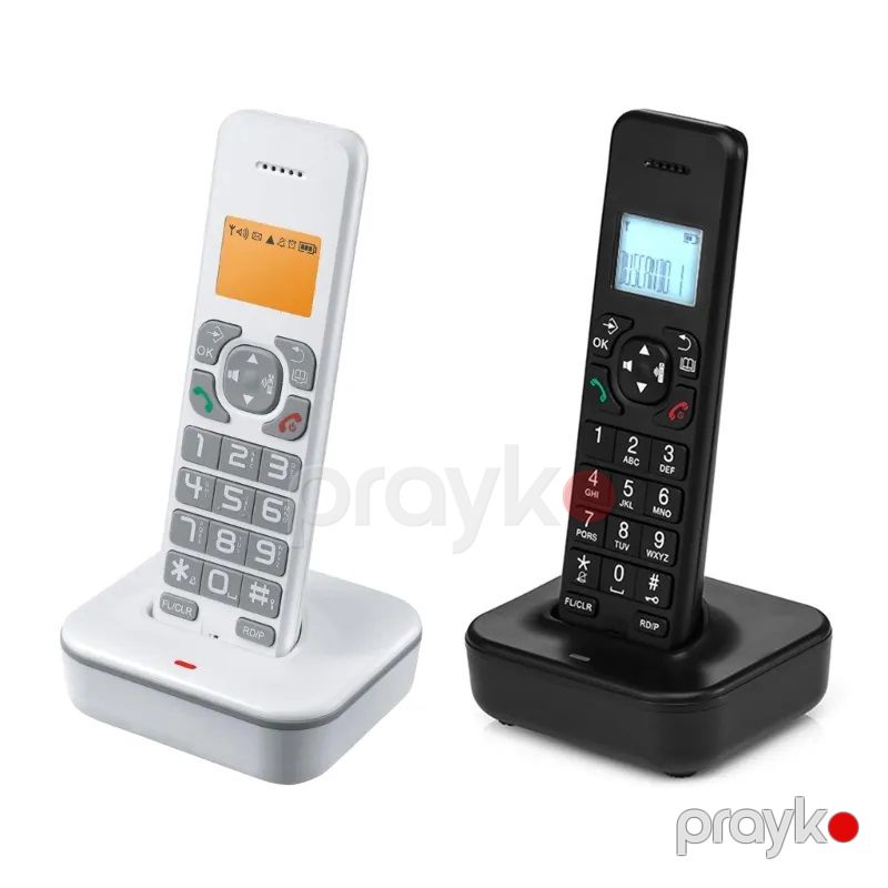 Panaphone Simsiz Ev Telefonu Çoxdilli LCD displey Zəng Ekranı Ev Ofis Masaüstü Üçün Portativ Telefon — Telefonlar və qadjetlər, Bakı (2)