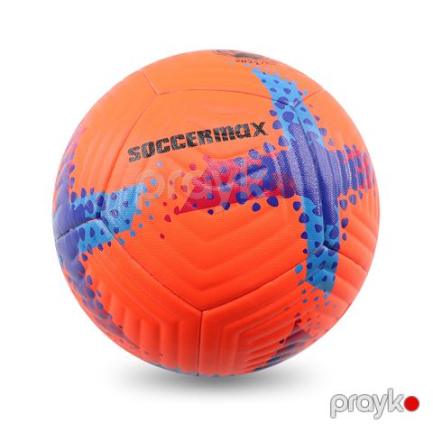 Soccermax Slim Pitch Futbol Topu Pakistan İstehsalı Original Soccermax Futbol Topu Narıncı Rengli 5 Nömrə Futbol Topu — Bakı
