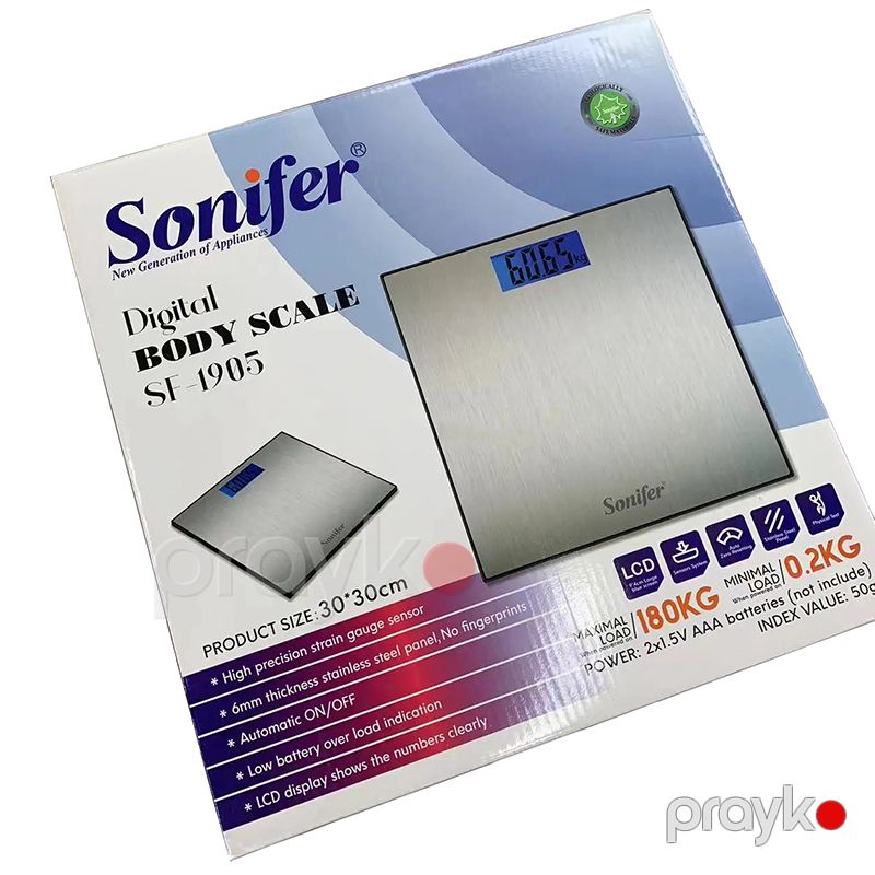 Sonifer SF-1905 OEM Paslanmayan Polad 180 kq Elektron Rəqəmsal Tərəzi Metal Döşəmə tərəzi Sonifer SF-1905 — Tərəzi, Bakı (6)