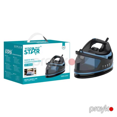 Winning Star ST-5005 Buxarlı Ütü Elektrik Şaquli Masaüstü Buxar Ütüləyicisi Seramik Iron Winning Star — Bakı
