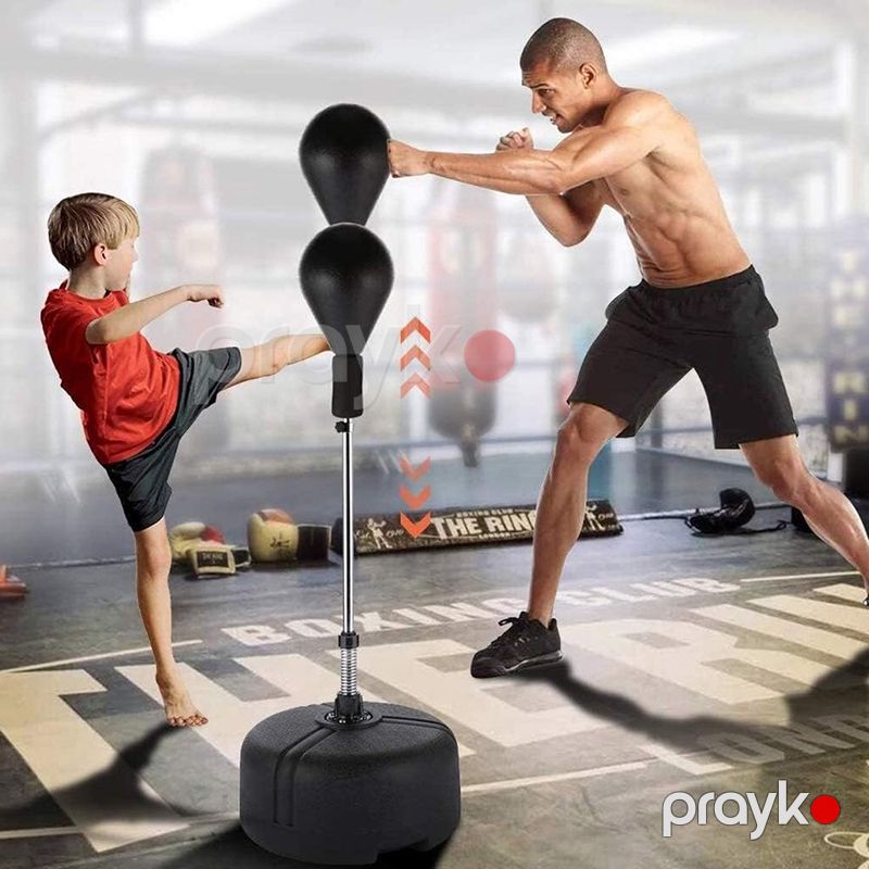 Tənzimlənən Boks Kisəsi Böyüklər və Yeniyetmələr Üçün Boks Qruşaşı Boxing Bob Punching Bag — İdman, hobi, istirahət, Bakı (7)