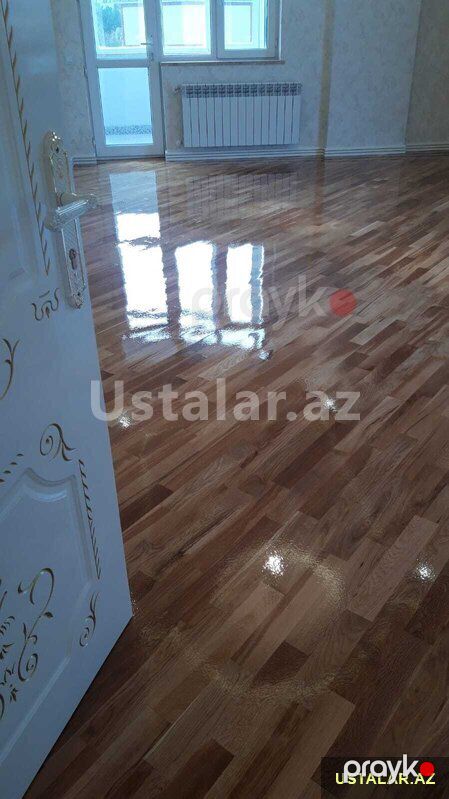 Pol parketin yonulması — Təmir xidmətləri, Bakı (3)