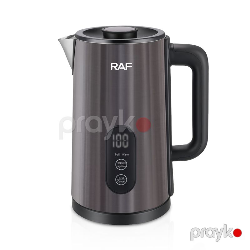 Elektrik Çaydanı RAF R7958 1500W, Suyun temperaturu göstəricisi Polad 3 l Elektrik çaydanı RAF-7958 — Elektrik çaydanları və termoslar, Bakı (4)