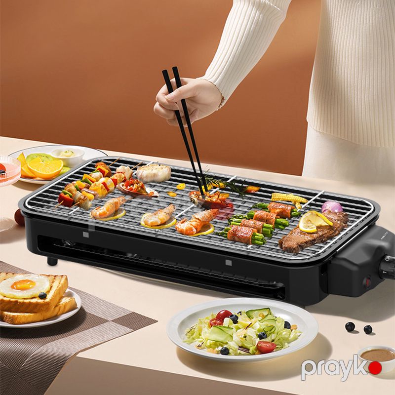 Sokany Çoxfunksiyalı Eıeltrikli Barbekü Qril Manqal 1500W Gücündə Yapışmaz Oda Davamlı Yapışmayaz Polad Örtük — Toster və vaflyasıcı, Bakı (5)