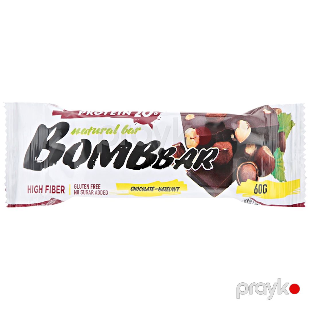 Proteinli baton Bombbar Şokolad-fındıq 60 q, 20 əd — Mallar, Bakı (2)