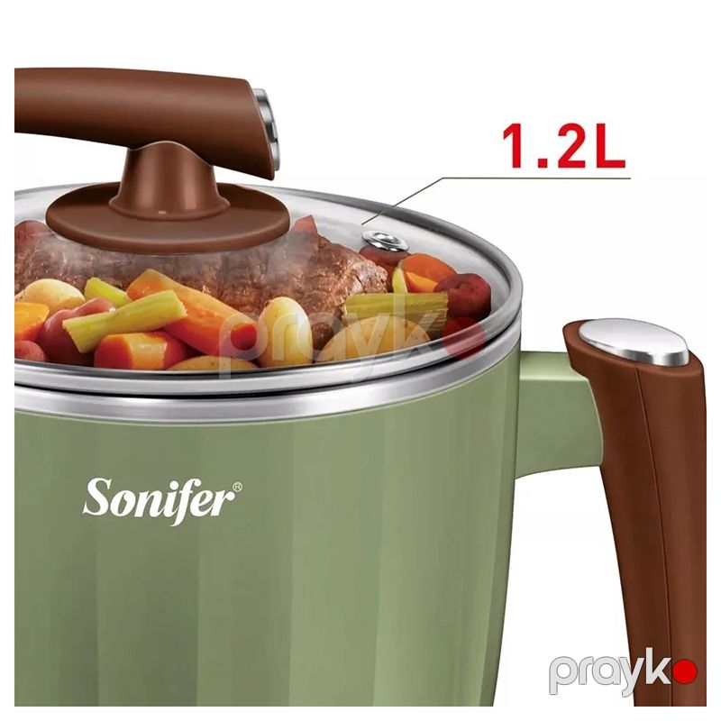 Sonifer SF-1503 Çoxfunksiyalı Elektrikli Qazan 600W İsidici Elektrikli Qazan — Qablar və mətbəx əşyaları, Bakı (3)