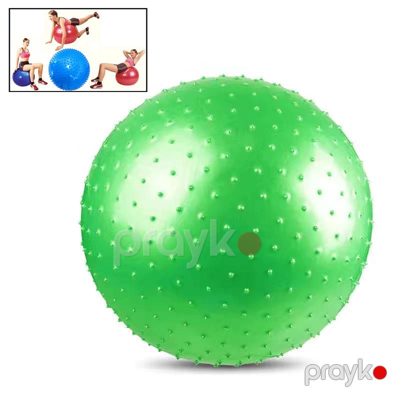 Masaj Funksiyalı Yoga Pilates Topu Tikanlı Aerobik Gimnastika Topu 75 sm Davamlı Yoga Gimnastika Topu — Fitness və yoqa, Bakı (2)