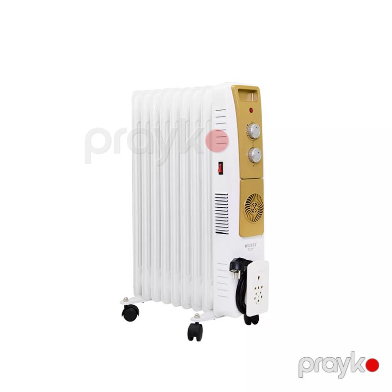 Quıcks Q-4230 Yağ Radiatoru 7-li Elektrikli Yağ Qızdırıcısı F 9-luRadiator Quicks 2000W Gücündə Ventilyatorlu Otaq Qızdrııcı — Isıtıcılar və isı ventilatorları, Bakı (2)