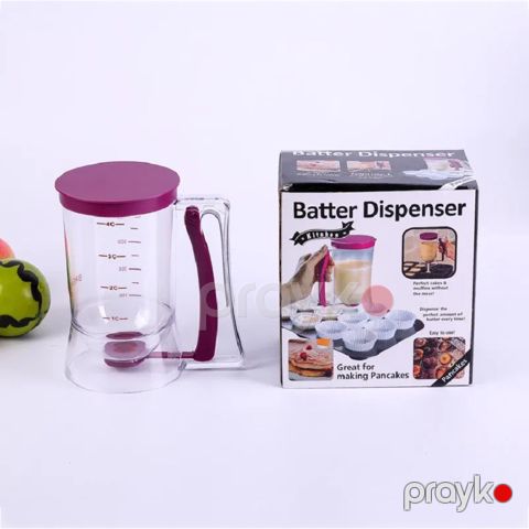 Tort Xəmiri Paylayıcı Tort, Keks, Vafli Xəmir Dispanseri 900 Ml Qida üçün təhlükəsiz Klapan Ölçmə Qabı — Bakı