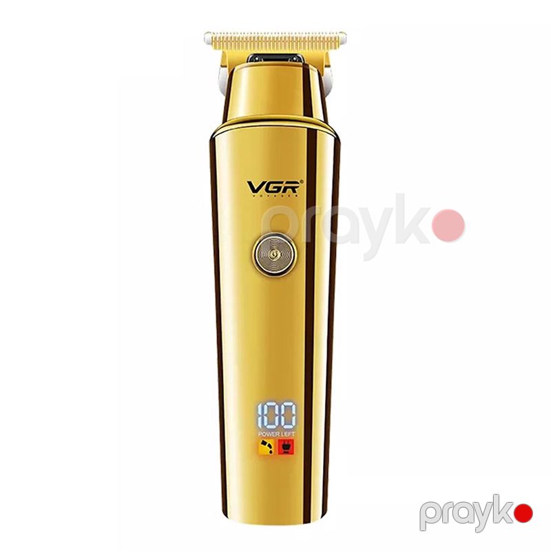 VGR V-947 Professional USB Şarj Edilən Elektrikli Saç Kəsici Simsiz Bərbər Saç Kəsmə Makası LED Ekranlı Kişilər üçün Trimmer — Usturalar, trimmerler və epilyatorlar, Bakı (3)