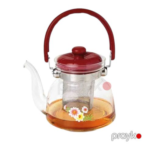 Dəmləmə çaydanı MS-12B, bərkidilmiş şüşə, şəffaf, 700 ml — Bakı